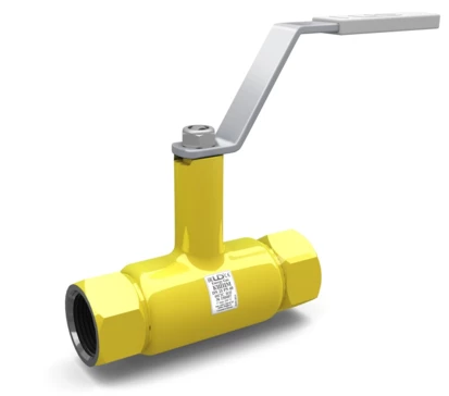 Кран шаровый резьбовой LD КШЦМ Gas 040.040.Н/П.02. стальной ст 20 Ду40 Ру40 МПа в Чебексарах