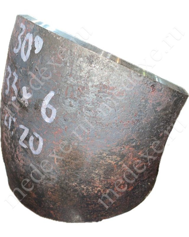 Отвод 45-57х5 ст.09г2c 45 град. 2 исп. ГОСТ 17375-2001 МС01 в Чебексарах