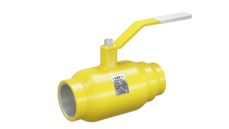 Кран шаровый LD КШЦК Gas 050.040.Н/П.02. (приварка/муфта) стальной ст.20 Ду50 Ру40 МПа в Чебексарах