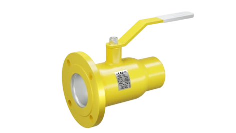 Кран шаровый LD КШЦК Gas 100.016.П/П.02. (фланец/приварка) стальной ст.20 Ду100 Ру16 МПа в Чебексарах